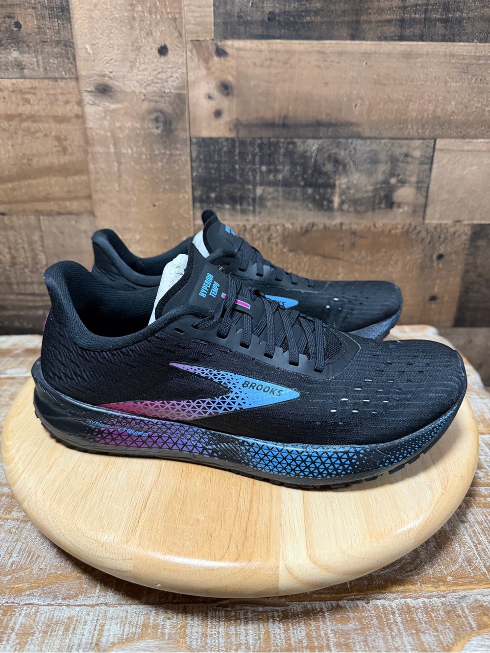 Brooks Hyperion Tempo Women’s Size 10 B Black Blue Purple Running Shoes